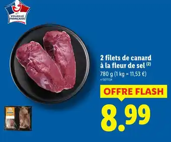 Lidl 2 filets de canard à la fleur de sel offre