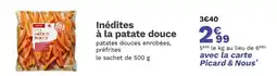 Picard PICARD Inédites à la patate douce offre