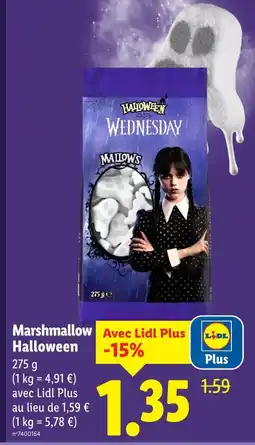 Lidl Marshmallow Halloween offre