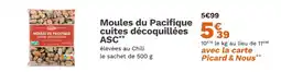 Picard PICARD Moules du Pacifique cuites décoquillées ASC offre