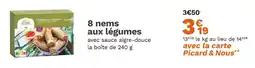 Picard PICARD 8 nems aux légumes offre