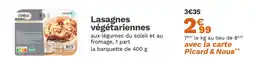 Picard PICARD Lasagnes végétariennes offre