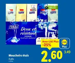 Lidl FLORALYS Mouchoirs étuis offre