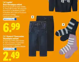 Lidl LUPILI Jean thermique enfant offre