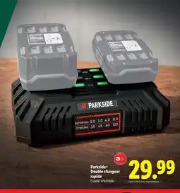 Lidl PARKSIDE Double chargeur rapide offre