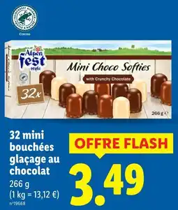 Lidl ALPEN FEST STYLE 32 mini bouchées glaçage au chocolat offre