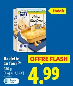 Lidl Oven Raclette offre
