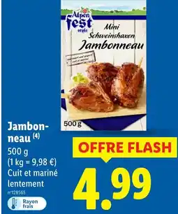 Lidl Alpen Fest Jambonneau offre