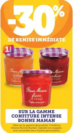 U Express BONNE MAMAN Sur la gamme confiture intense offre