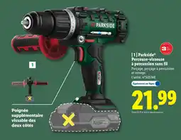 Lidl PARKSIDE Perceuse-visseuse à percussion sans fil offre