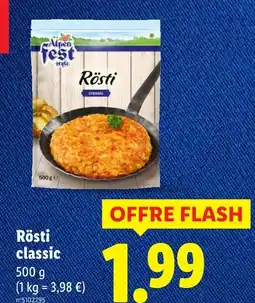 Lidl ALPEN FEST STYLE Rösti classic offre