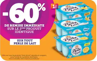 U Express PERLE DE LAIT Sur tout offre