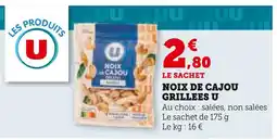 U Express U Noix de cajou grillées offre