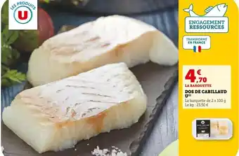 U Express U Dos de cabillaud offre