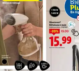 Lidl Silvertcrest Défroisseur à main offre
