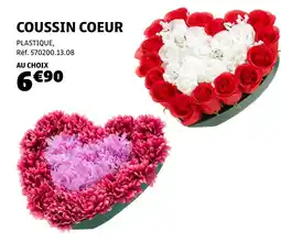 Gifi Coussin Coeur Rouge et Blanc offre
