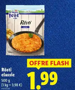Lidl Rösti classic offre