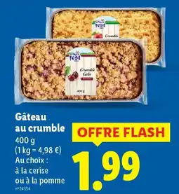 Lidl Gâteau au crumble offre