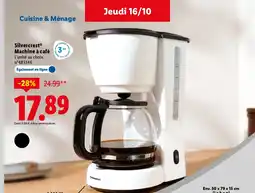 Lidl SILVERCREST Machine à café offre