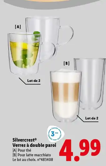 Lidl SILVERCREST Verres à double paroi offre