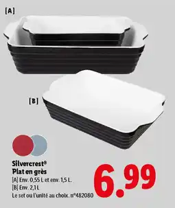 Lidl SILVERCREST Plat en grès offre