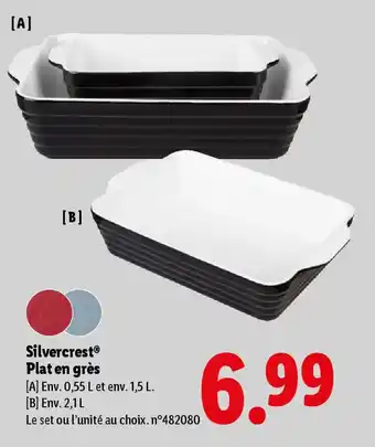 Lidl SILVERCREST Plat en grès offre