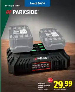 Lidl PAKSIDE Double chargeur rapide offre