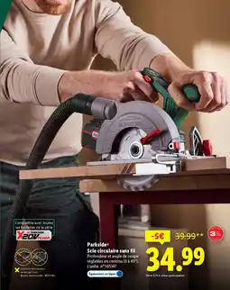 Lidl PARKSIDE Scie circulaire sans fil offre