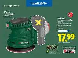 Lidl PARKSIDE Ponceuse excentrique sans fil offre