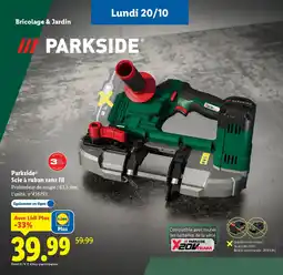 Lidl PARKSIDE Scie à ruban sans fil offre