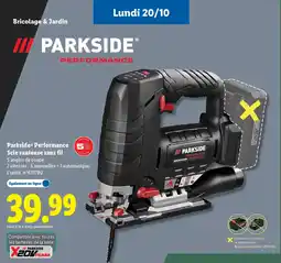 Lidl PARKSIDE Performance Scie sauteuse sans fil offre