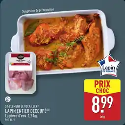 ALDI St-clément le volailler lapin entier découpé offre