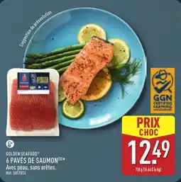 ALDI Golden seafood 6 pavés de saumon offre