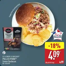 ALDI St-clément le boucher pulled pork offre