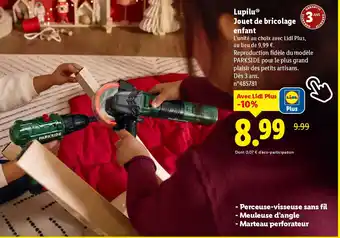 Lidl LUPILU Jouet de bricolage enfant offre