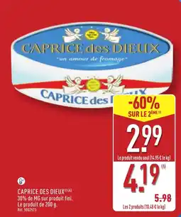 ALDI Caprice des dieux offre