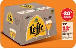 U Express LEFFE Biere blonde 6,6° offre