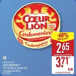 ALDI Cœur de lion coulommiers offre