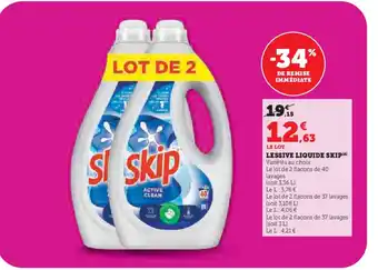 U Express SKIP Lessive liquide offre
