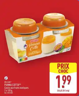ALDI Milsani panna cotta offre