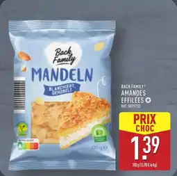 ALDI Back family amandes effilées offre