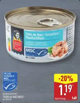 ALDI Golden seafood thon au naturel offre