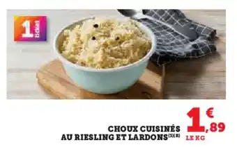 U Express Choux cuisinés au riesling et lardons offre