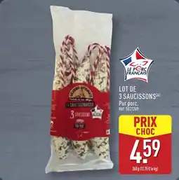 ALDI Lot de 3 saucissons offre