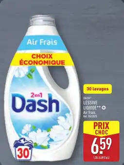 ALDI Dash lessive liquide offre