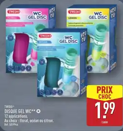 ALDI Twido disque gel wc offre