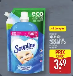 ALDI Soupline recharge adoucissant concentré offre