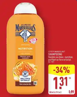 ALDI Le petit marseillais shampooing offre