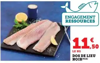 U Express Dos de lieu noir offre