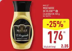 ALDI Maille moutarde de dijon offre